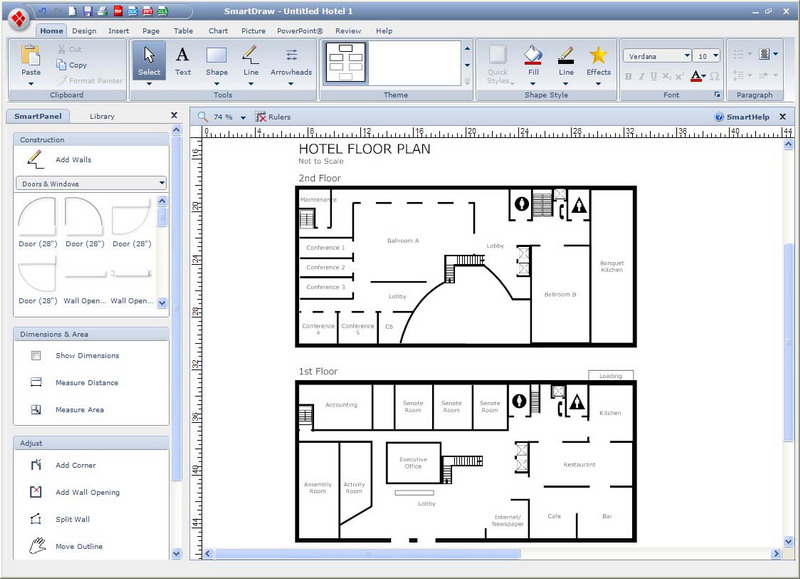 Floor Plan Drafting Program