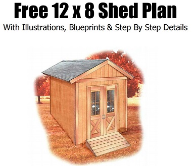 Free plans for a 8x12 shed