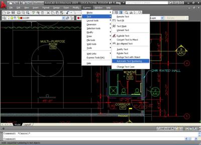 AutoCAD EXPRESS Tools Tip - Automatic Text Numbering