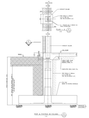 house plan section