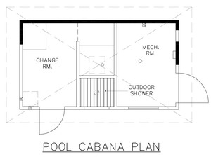 pool house floor plans