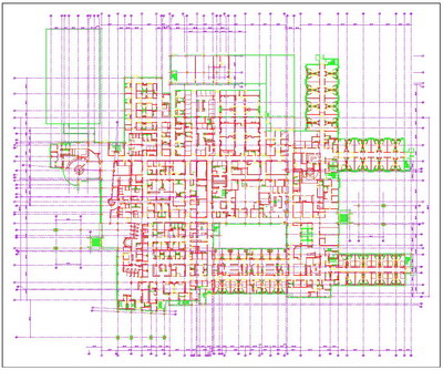 as-built architectural floor plan