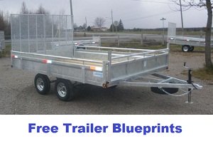 free trailer blueprints
